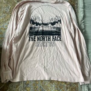 The North Face Pink Long Sleeve Shirt